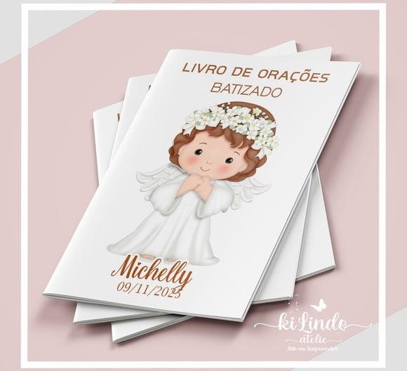 Livrinho de Oração Lembrancinha Batizado