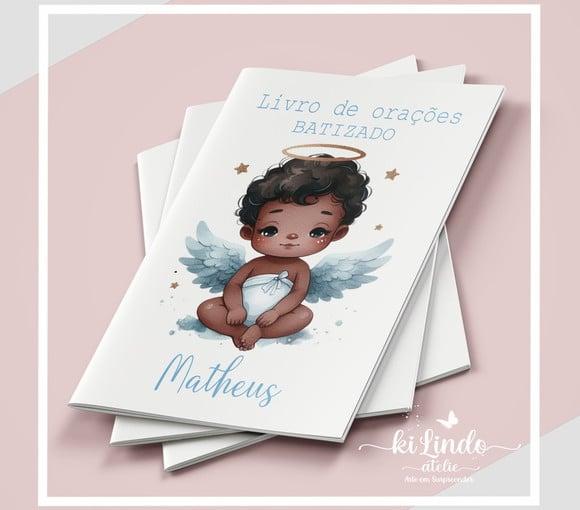 Livrinho de Oração Lembrancinha Batizado