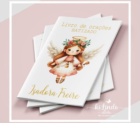 Livrinho de Oração Lembrancinha Batizado