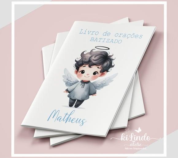 Livrinho de Oração Lembrancinha Batizado