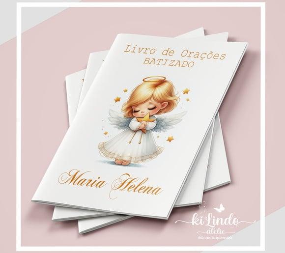 Livrinho de Oração Lembrancinha Batizado