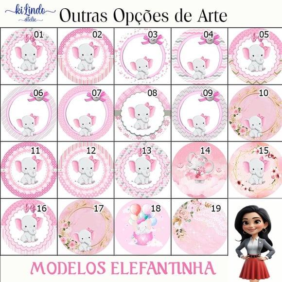Sabonete de Pezinho na Latinha Personalizada Elefante