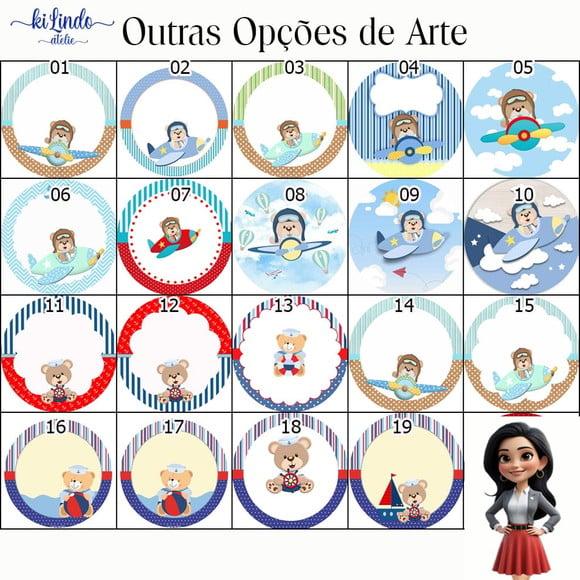 Sabonete de Pezinho na Latinha Ursinho Aviador