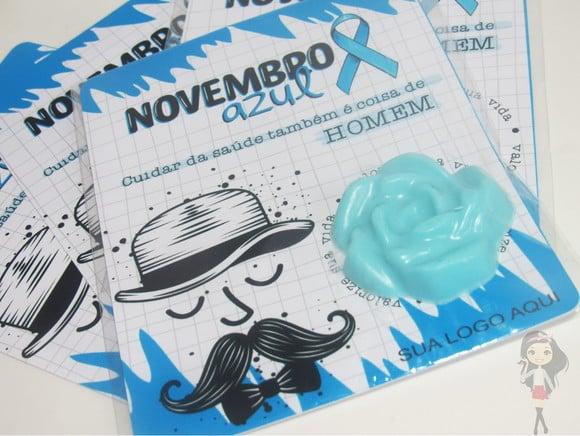 Cartão Lembrancinha Novembro Azul