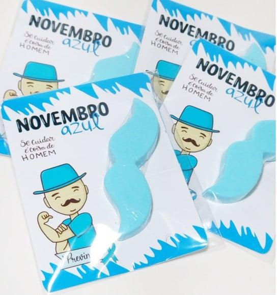 Cartão Lembrancinha Novembro Azul