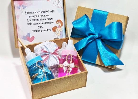 Kit Aromatizador Presente Anúncio de Gravidez Marido Esposo