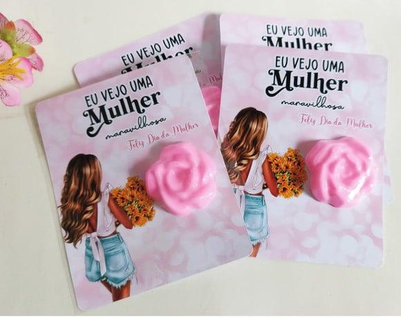 Lembrancinha Dia da Mulheres 8 de Março