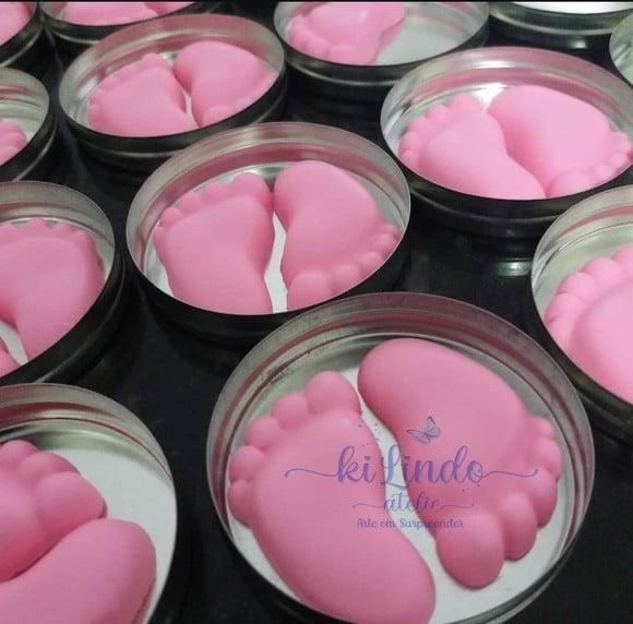 Sabonete de Pezinho na Latinha Personalizada Realeza