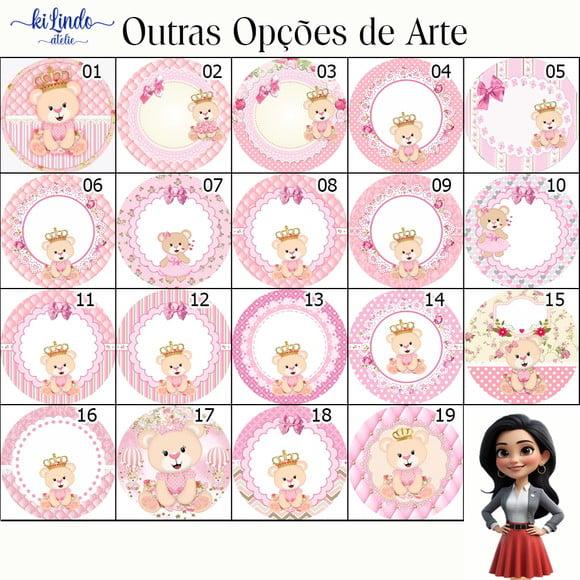 Sabonete de Pezinho na Latinha Ursinha Princesa
