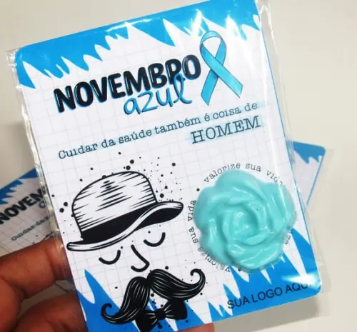 Cartão Lembrancinha Novembro Azul