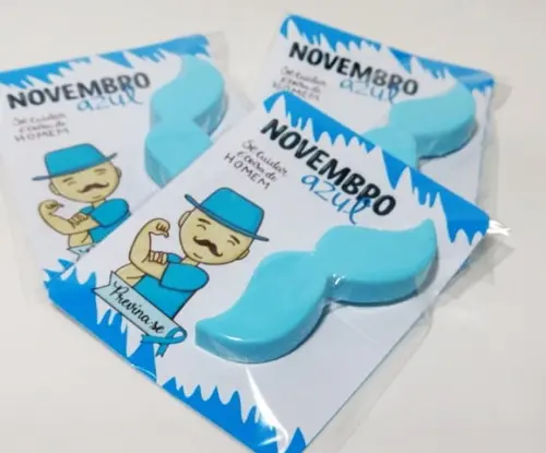 Cartão Lembrancinha Novembro Azul