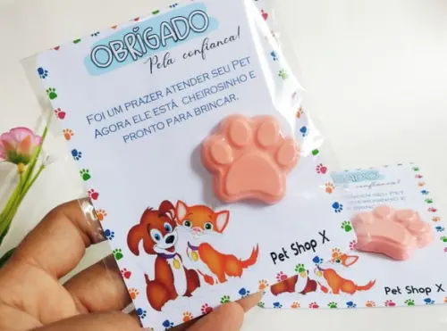Cartão Lembrancinha para Pet Shop ou Aniversário Pet