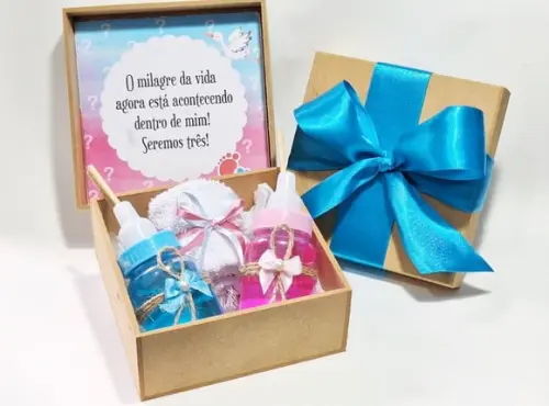 Kit Aromatizador Presente Anúncio de Gravidez