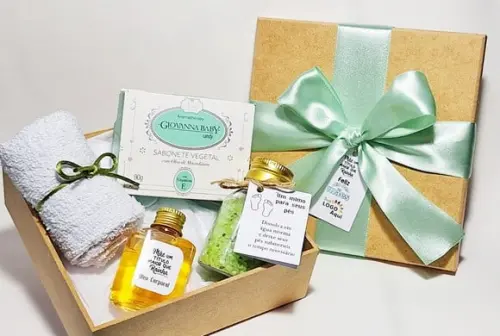 Kit Spa Cuidados Presente Dia das Mães Erva Doce