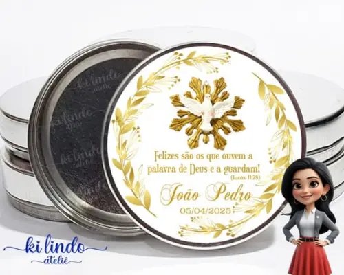 Latinha Personalizada Lembrancinha de Batizado