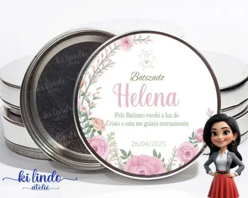 Latinha Personalizada Lembrancinha de Batizado