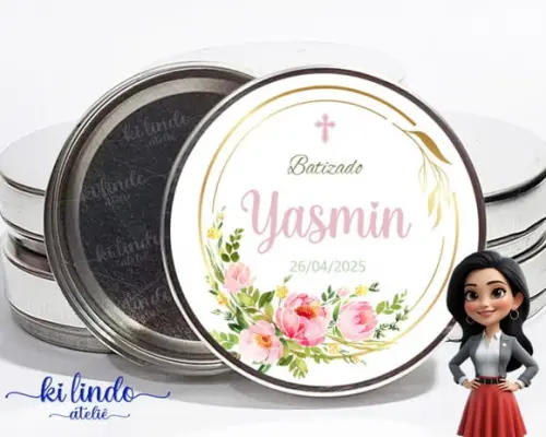 Latinha Personalizada Lembrancinha de Batizado