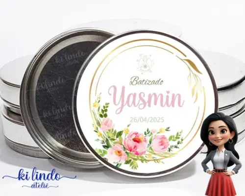 Latinha Personalizada Lembrancinha de Batizado