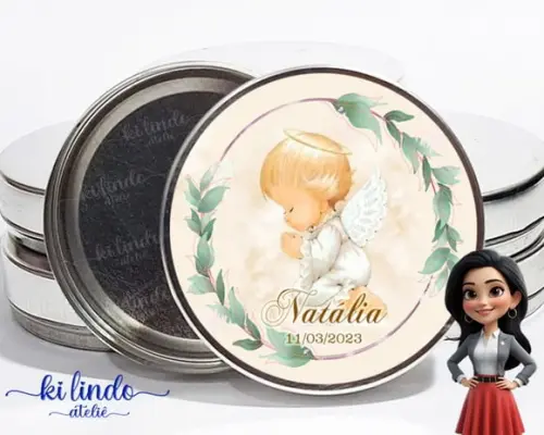 Latinha Personalizada para Lembrancinha de Batizado