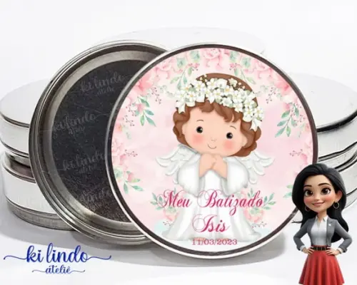 Latinha Personalizada para Lembrancinha de Batizado