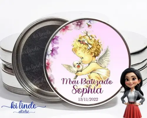 Latinha Personalizada para Lembrancinha de Batizado