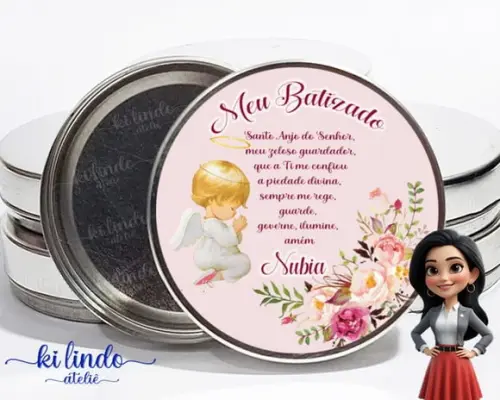 Latinha Personalizada para Lembrancinha de Batizado