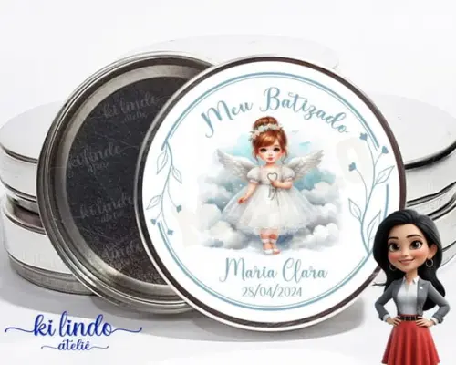 Latinha Personalizada para Lembrancinha de Batizado
