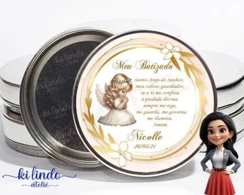 Latinha Personalizada para Lembrancinha de Batizado