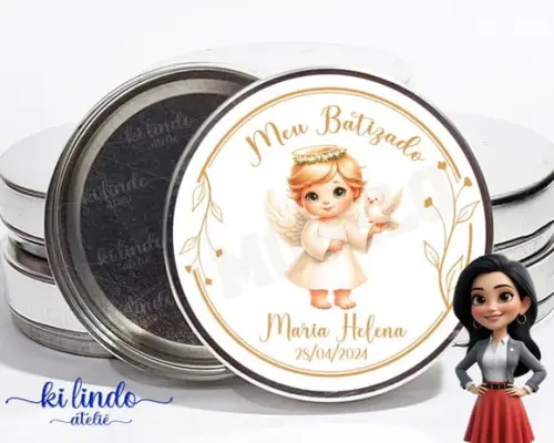 Latinha Personalizada para Lembrancinha de Batizado