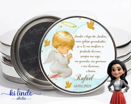 Latinha Personalizada para Lembrancinha de Batizado