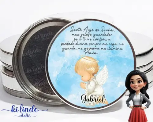 Latinha Personalizada para Lembrancinha de Batizado