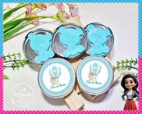 Lembrancinha Chá de Bebê Sabonete Ursinho