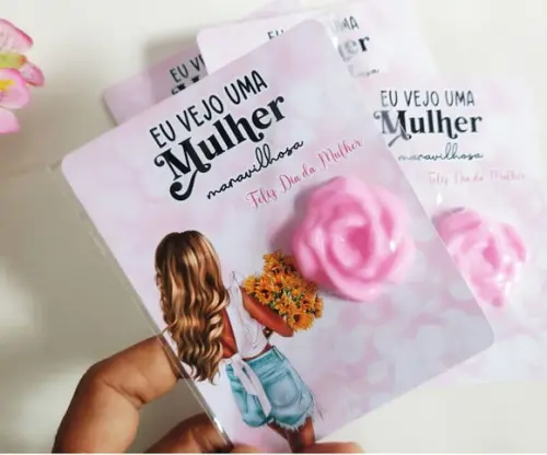 Lembrancinha Dia da Mulheres 8 de Março