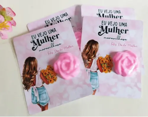 Lembrancinha Dia da Mulheres 8 de Março