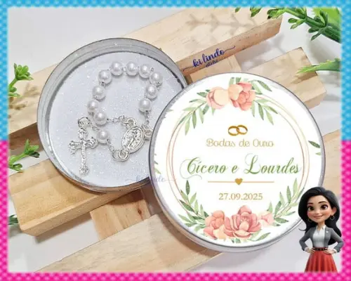 Lembrancinhas Bodas de Ouro 50 Anos