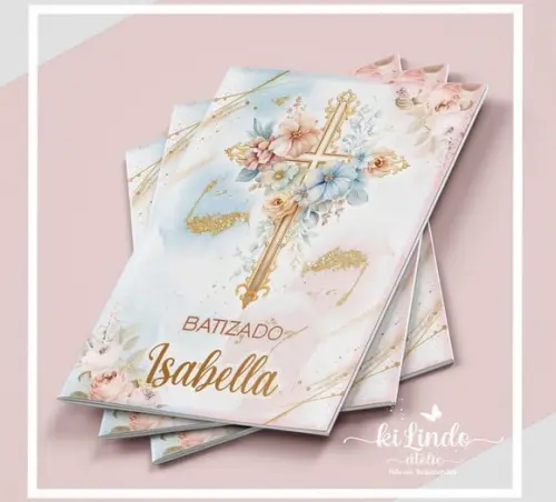 Livrinho de Oração Lembrancinha Batizado