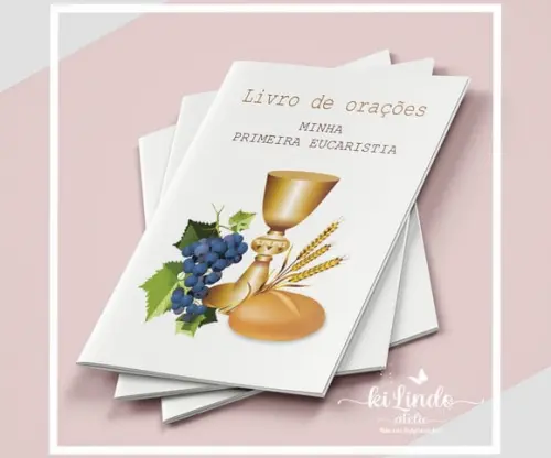 Livrinho de Oração Lembrancinha Primeira Eucaristia