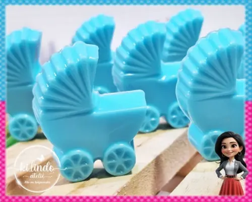 Mini Sabonete Carrinho de Bebê