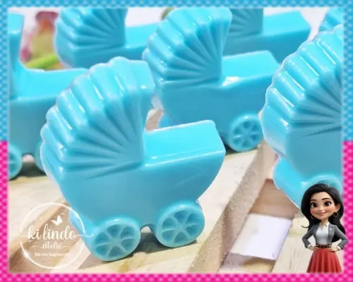 Mini Sabonete Carrinho de Bebê