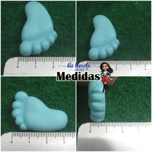 Sabonete Pezinho de Bebê Azul