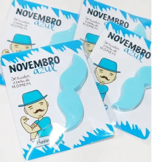 Cartão Lembrancinha Novembro Azul