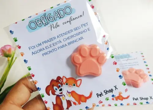 Cartão Lembrancinha para Pet Shop ou Aniversário Pet