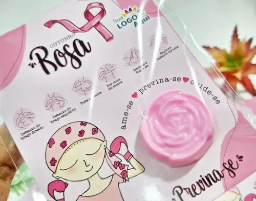 Cartão Lembrancinha Outubro Rosa