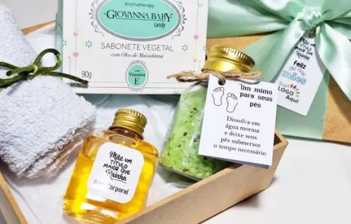 Kit Spa Cuidados Presente Dia das Mães Erva Doce