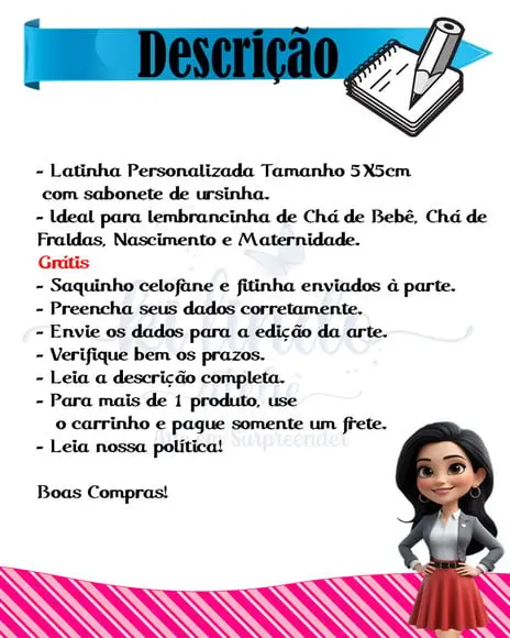 Lembrancinha de Chá de Bebê Sabonetinho Ursinha