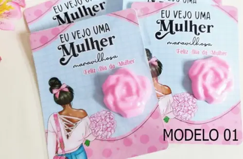 Lembrancinha Dia da Mulheres 8 de Março