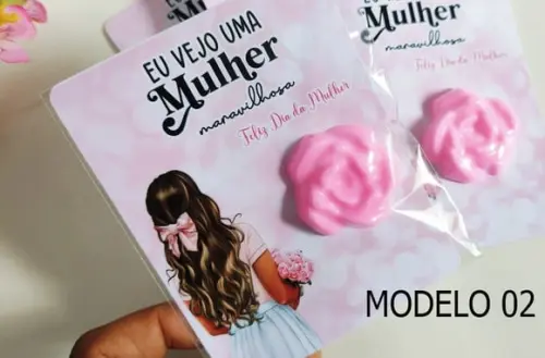 Lembrancinha Dia da Mulheres 8 de Março