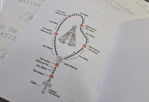 Livrinho de Oração Lembrancinha Batizado