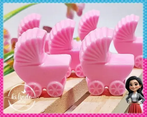 Mini Sabonete Carrinho de Bebê