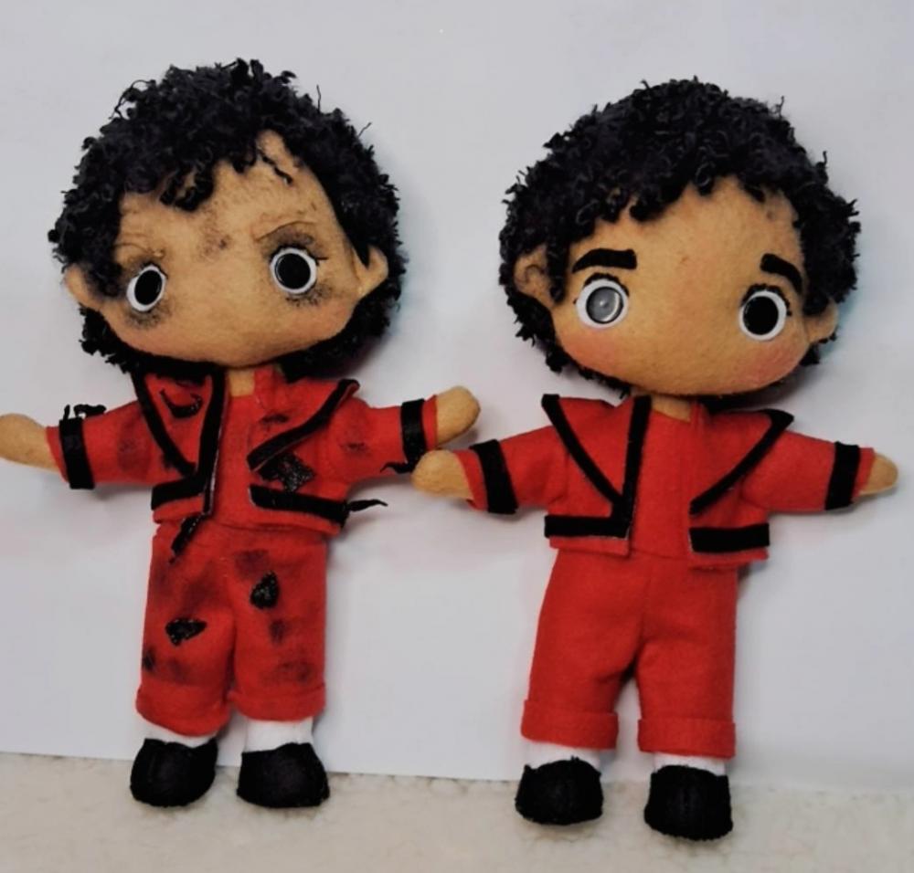 Boneco Michael Jackson zumbi - Cópia